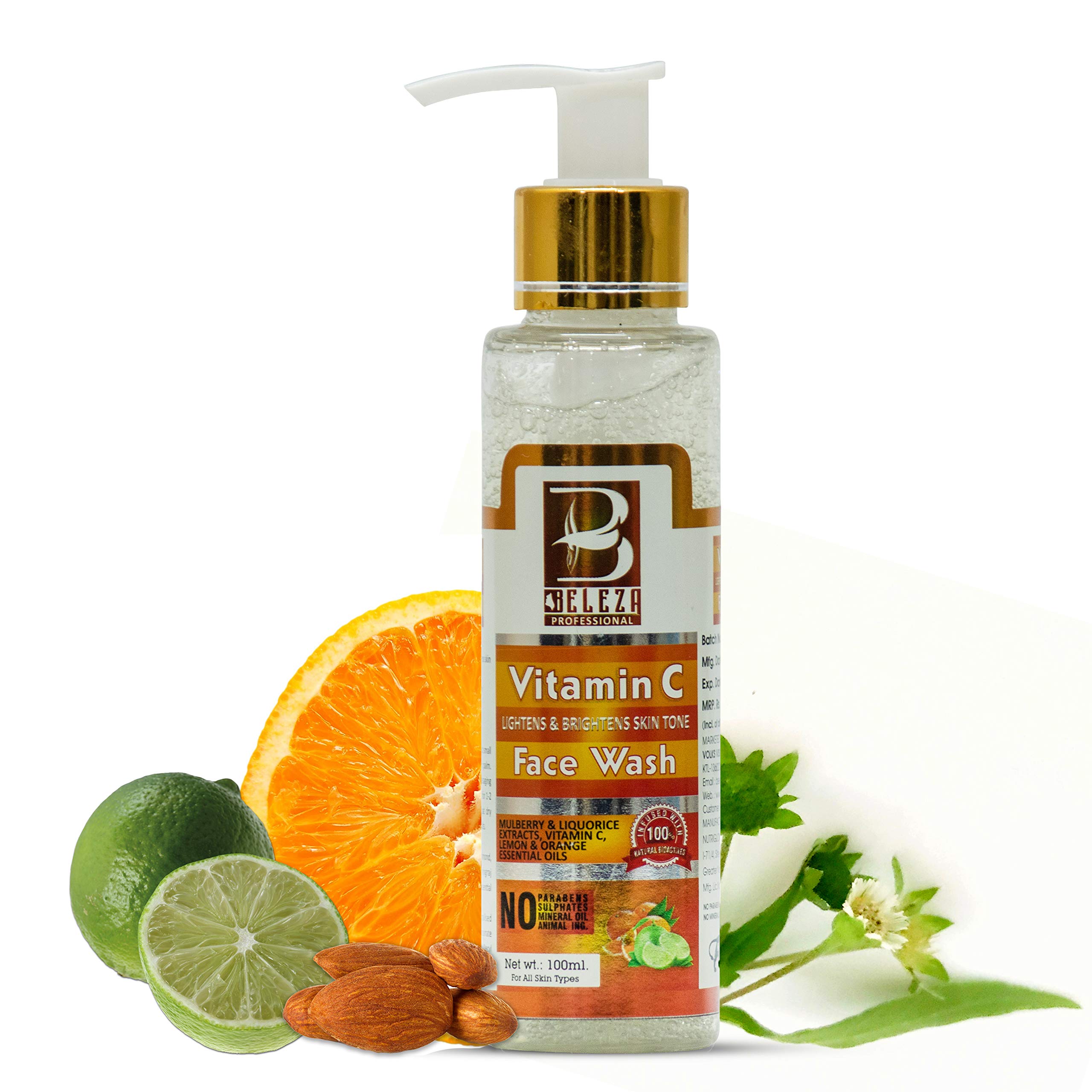 Beleza Professional VITAMIN-C FACE WASH || Brightens skin With Natural Organic ingredients (1)