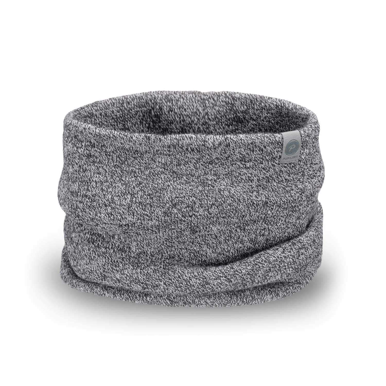 Set invernale da uomo, 3 pezzi (guanti, cappello, sciarpa) | Melange grigio chiaro | Guanti 100% acrilico con funzione touch screen, berretto traspirante e sciarpa calda in maglia