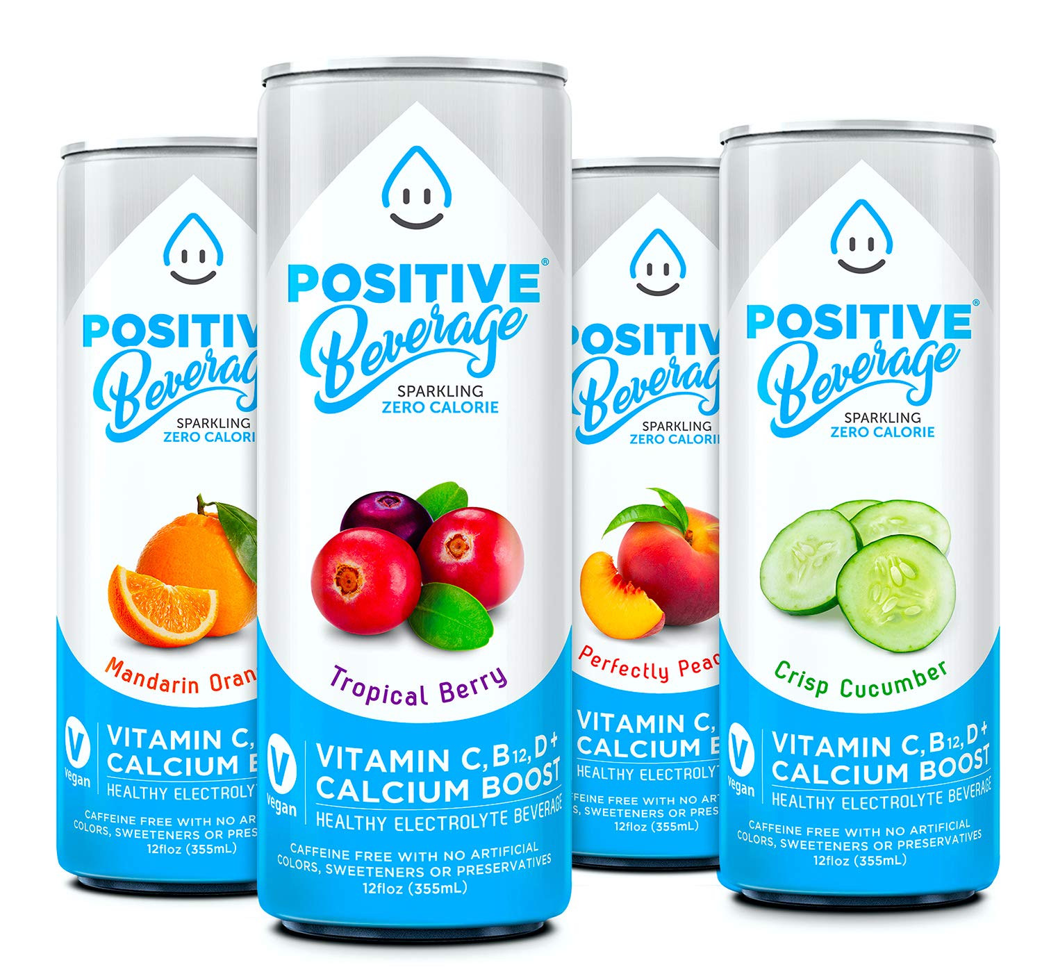Buy Positive Beverage IMMUNITY BOOST 24 Count Sparkling Variety, Peach