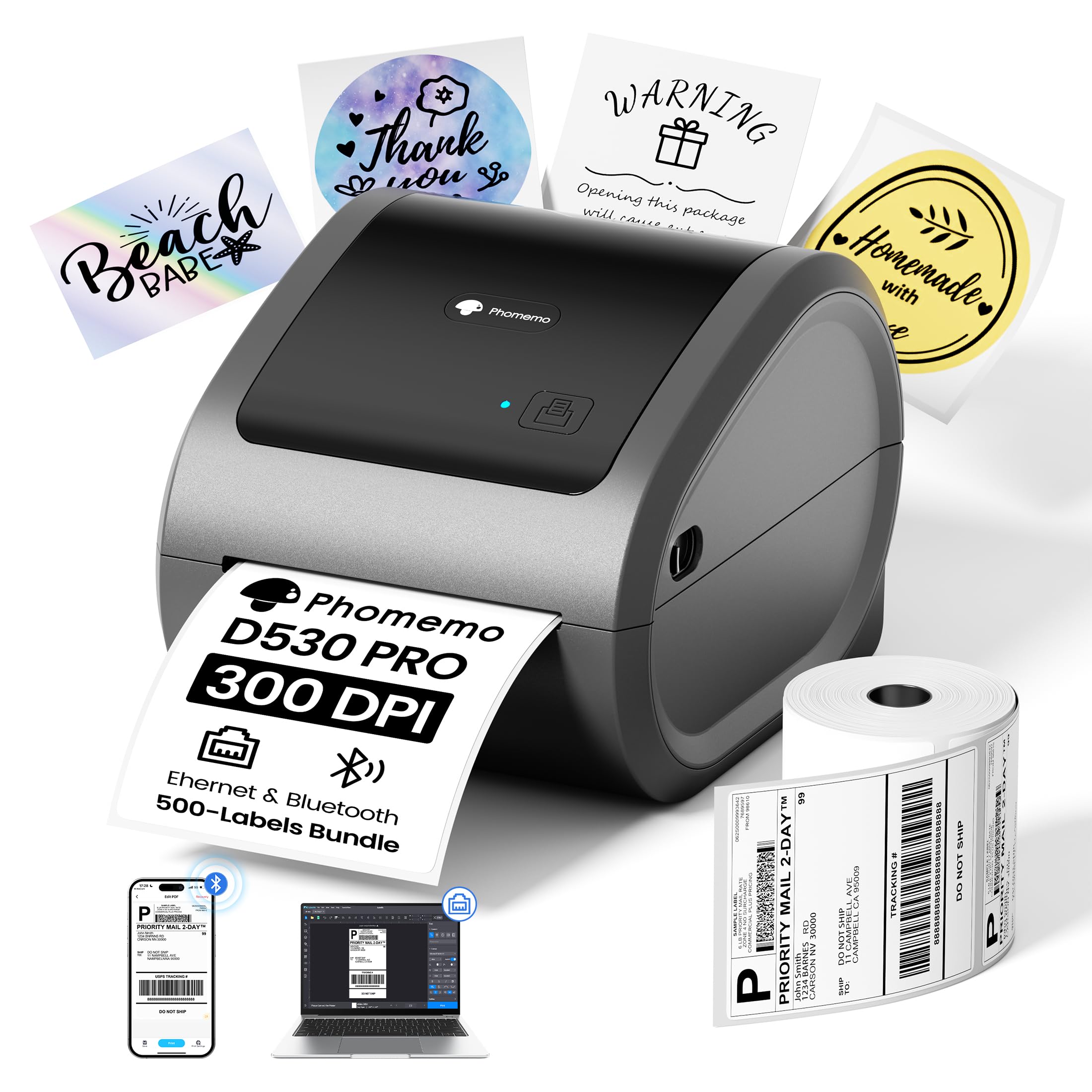 Phomemo D530 Pro Thermal Label Printer
