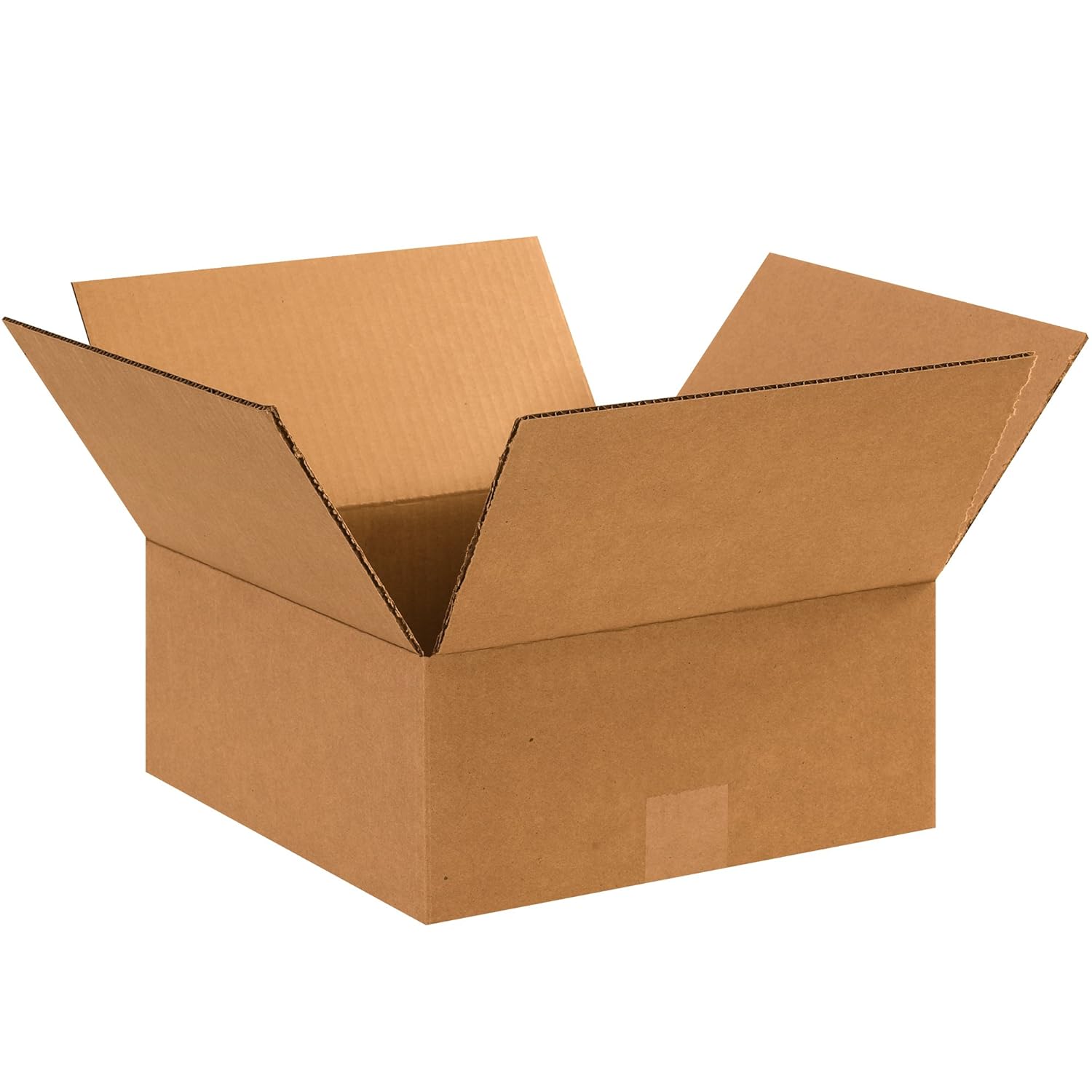 BOX USA 12 x 12 x 5 Corrugated Cardboard Boxes, Flat 12"L x 12"W x 5"H, Pack of 25 | Shipping, Packaging, Moving, Storage Box for Home or Business, Strong Wholesale Bulk Boxes