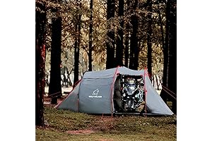 Motorcycle Tent with Integrated Motorcycle Port Vestibule