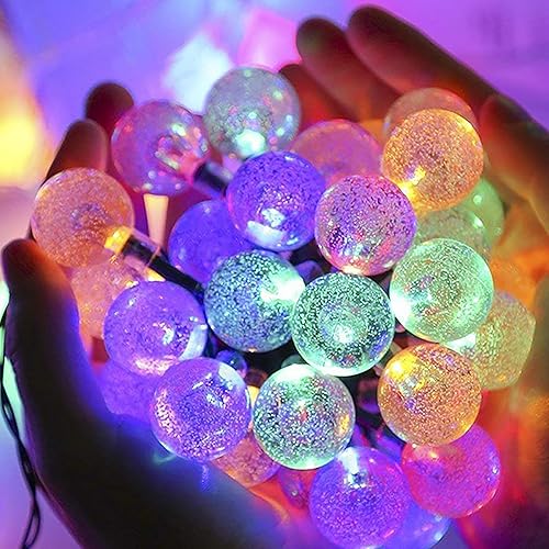 Miniatura 5 de VELPEN Guirnalda de luces de hadas de 33 pies, 80 luces LED USB, luces coloridas para interiores y exteriores, impermeables, para exteriores, tira