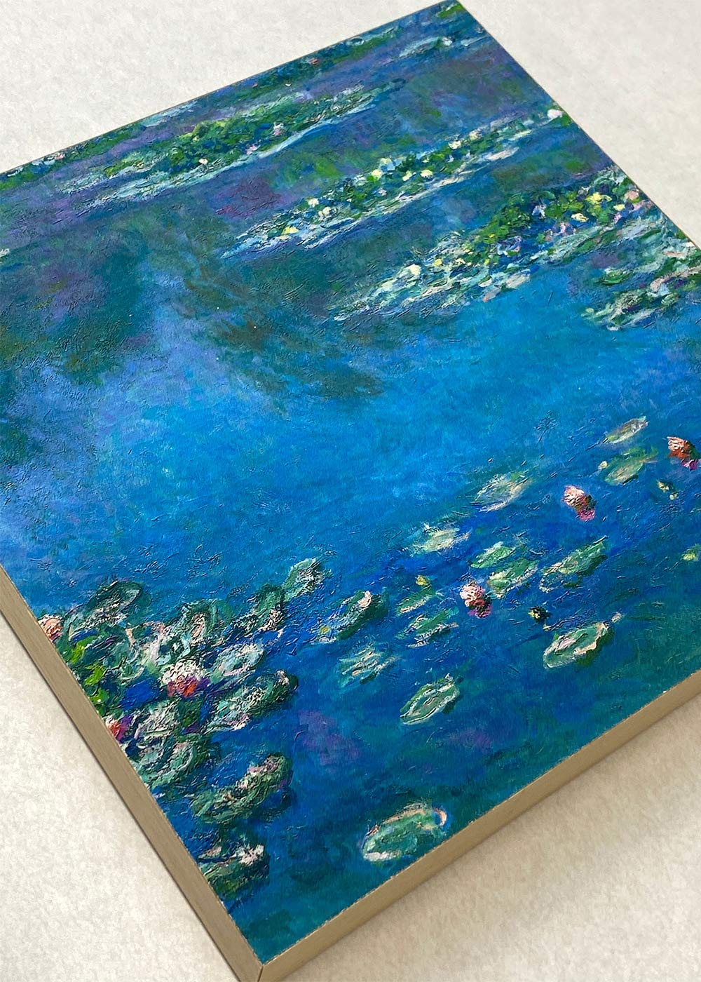 Amazon.co.jp: 素敵なアートパネル180mm角 睡蓮 ビンセント