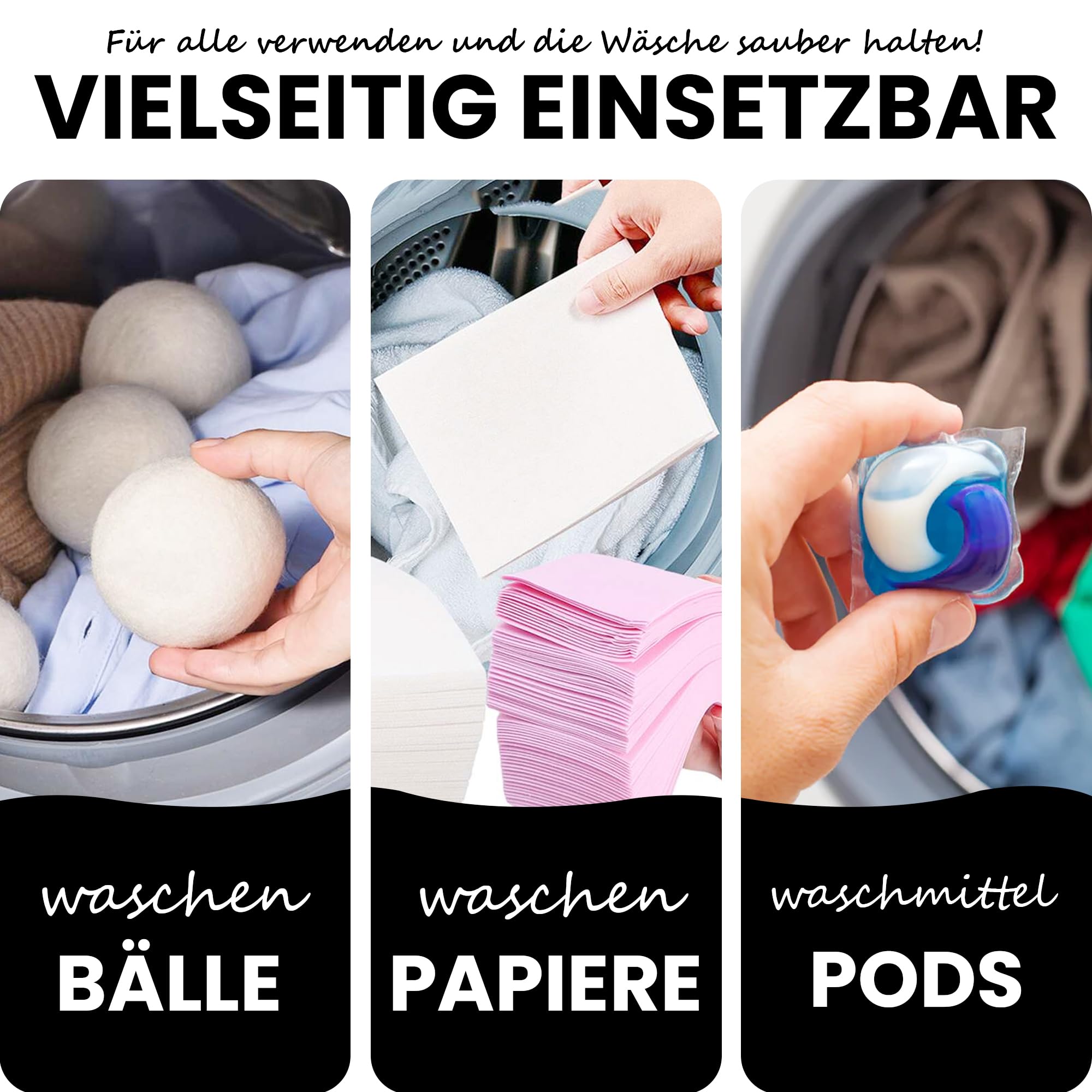 Waschpulver Aufbewahrungsbox 6,5 L - Weiß Waschpulver Box mit Deckel & Waschmittel Dosierhilfe – waschmittelbox Perfekte Aufbewahrung für Waschpulver 23 * 18 * 15,5 cm (Packung mit 2)