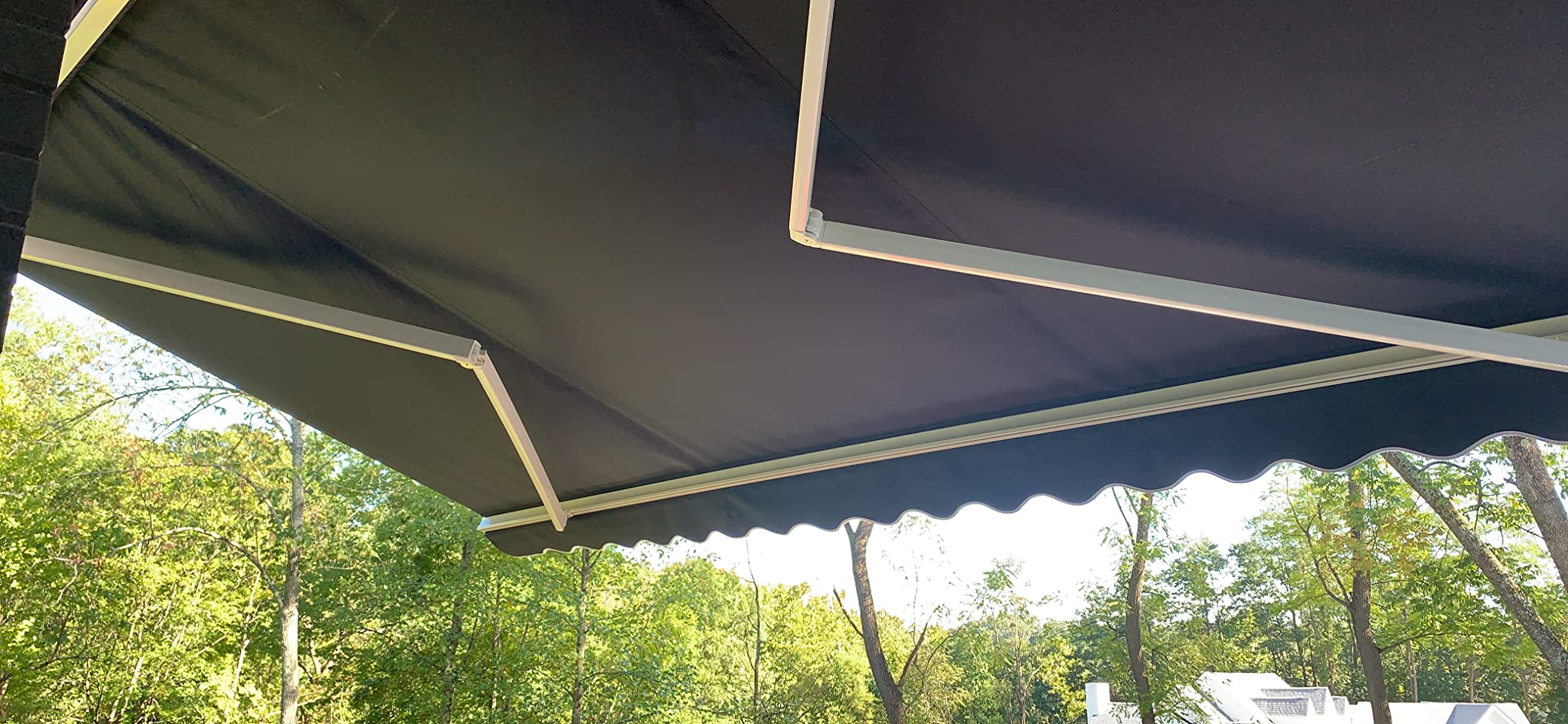56/mo Finance Diensweek Patio Awning Retractable, Fully Assembled