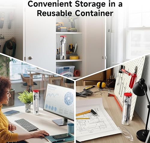 Miniatura 7 de Cable Matters Paquete de 200 bridas para cables para interiores y exteriores, 6, 8, 12 pulgadas, bridas de nailon autobloqueantes de varios tamaños,