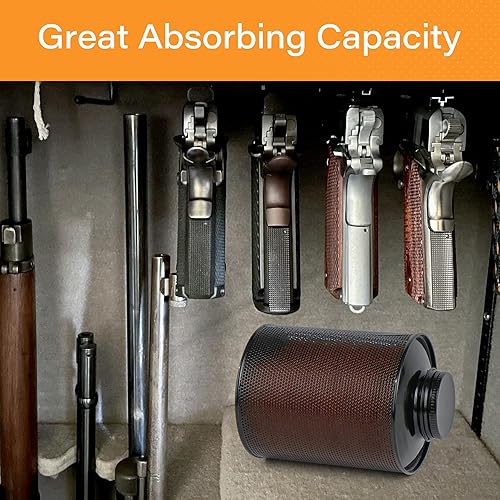 Miniatura 5 de LotFancy Deshumidificador desecante de gel de sílice para pistola, 26.46 oz que indican cuentas de gel de sílice, recipiente reutilizable para