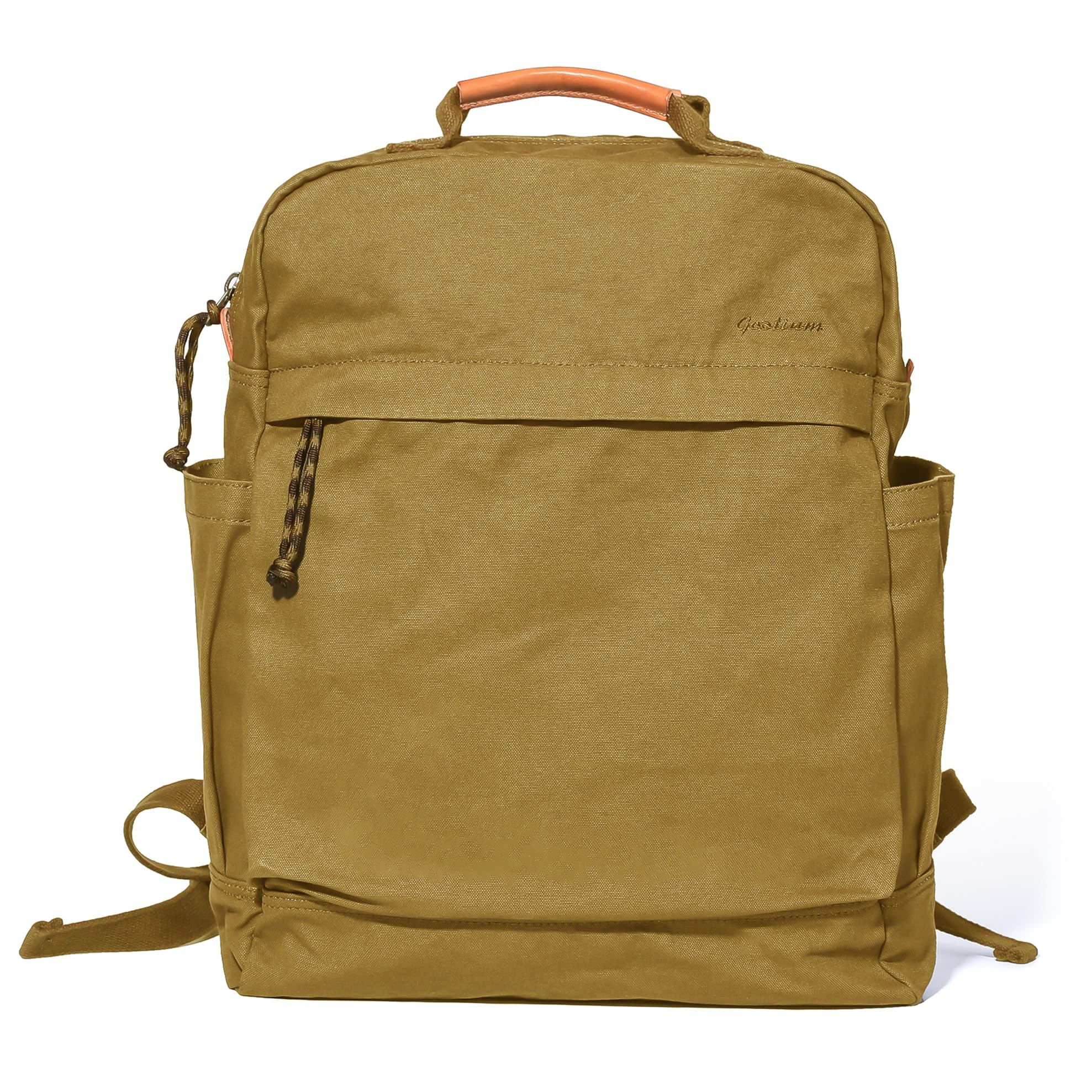 Canvas-Rucksack fr Damen, Vintage-Stil, Outdoor-Reisetasche, lssiger Tagesrucksack, Stoff, Reiverschluss