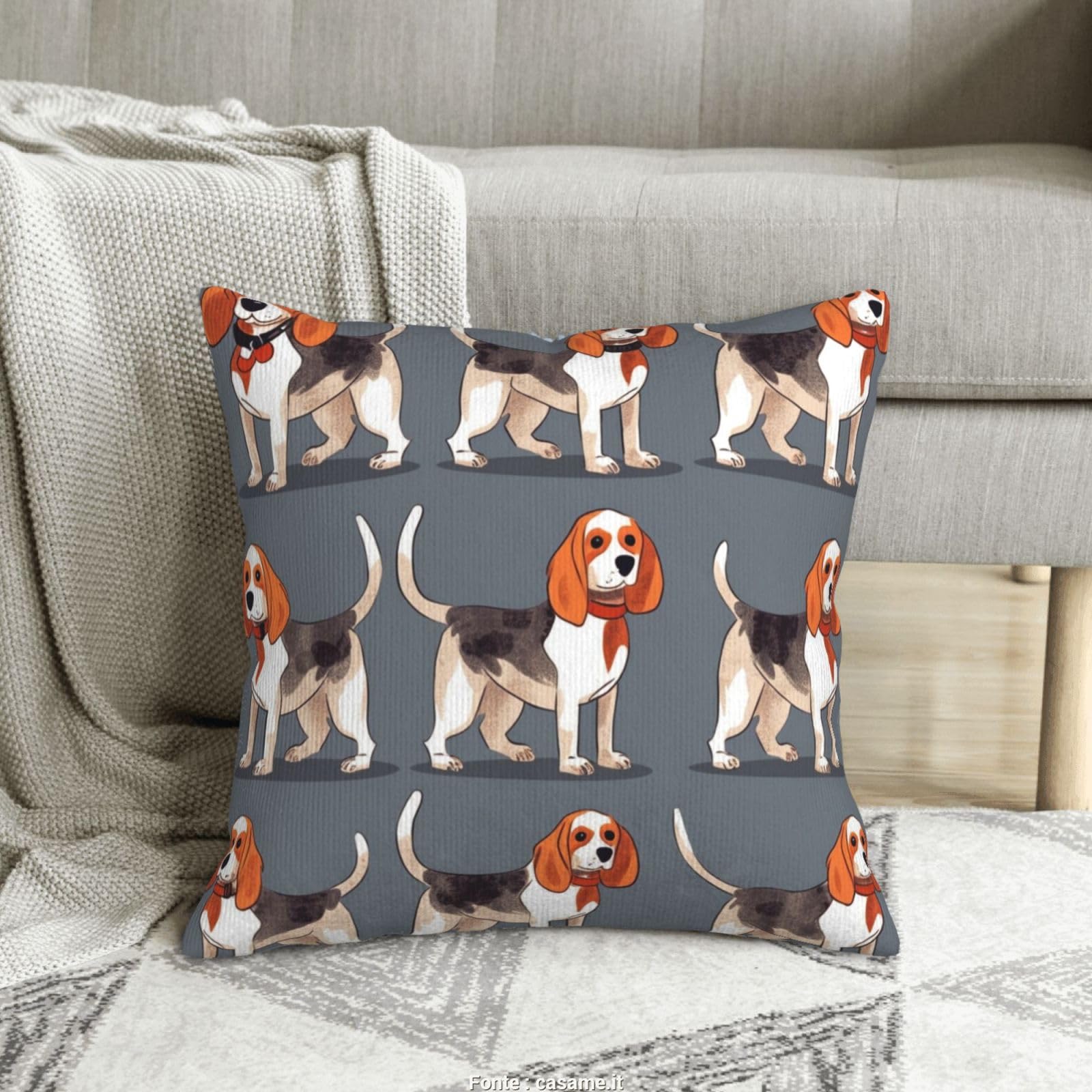 Housses de coussin 50x50 cm en velours doux pour réchauffer l'ambiance de votre salon