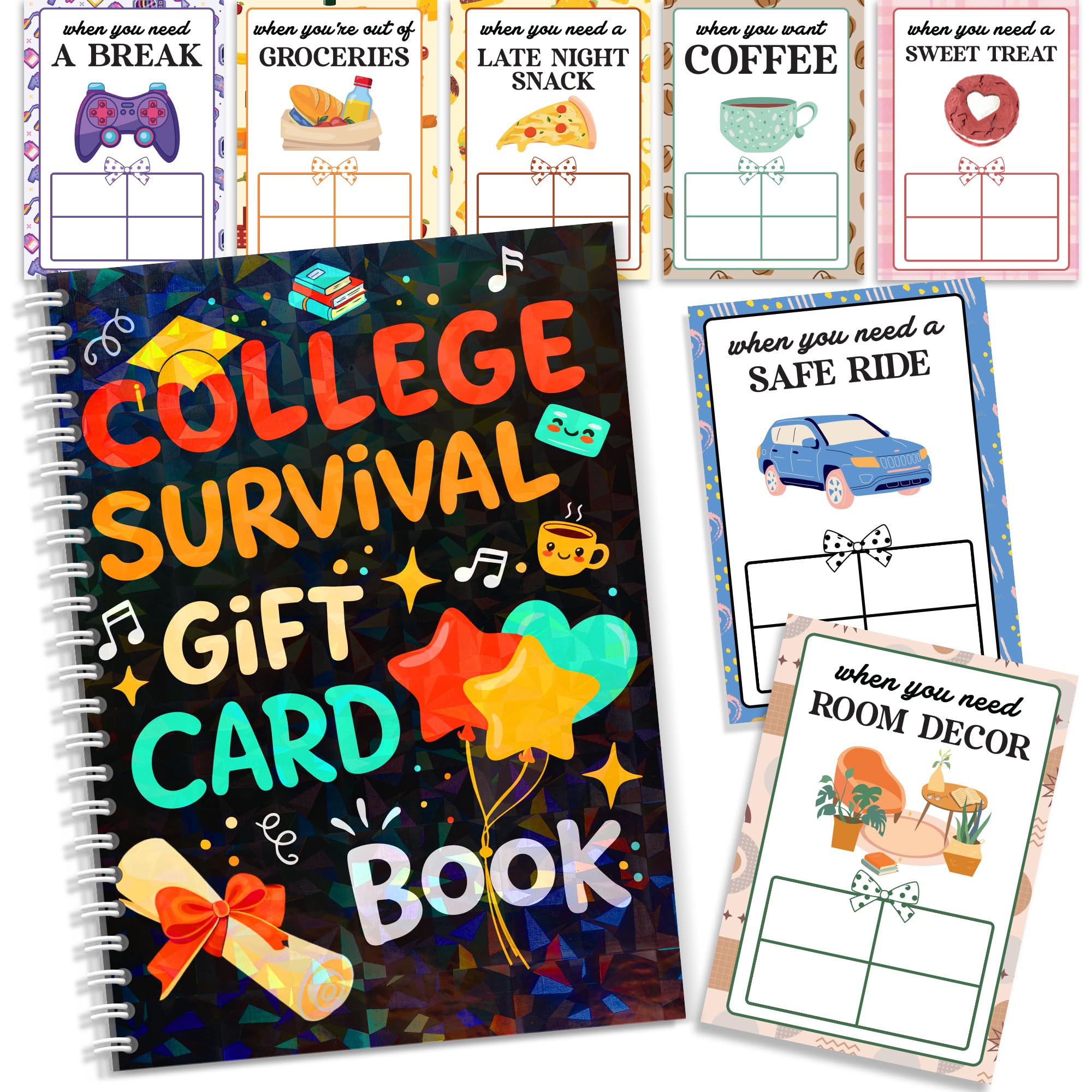 College Survival Kit Gift Card Book, Gift Card Book for College Student