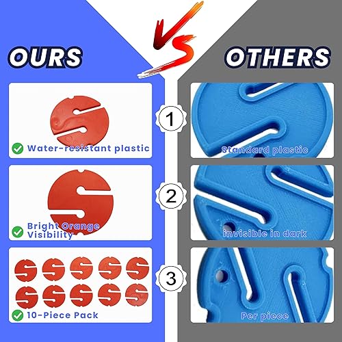 Miniatura 5 de Scuba Choice Cave - Rotuladores circulares (10 unidades), color naranja