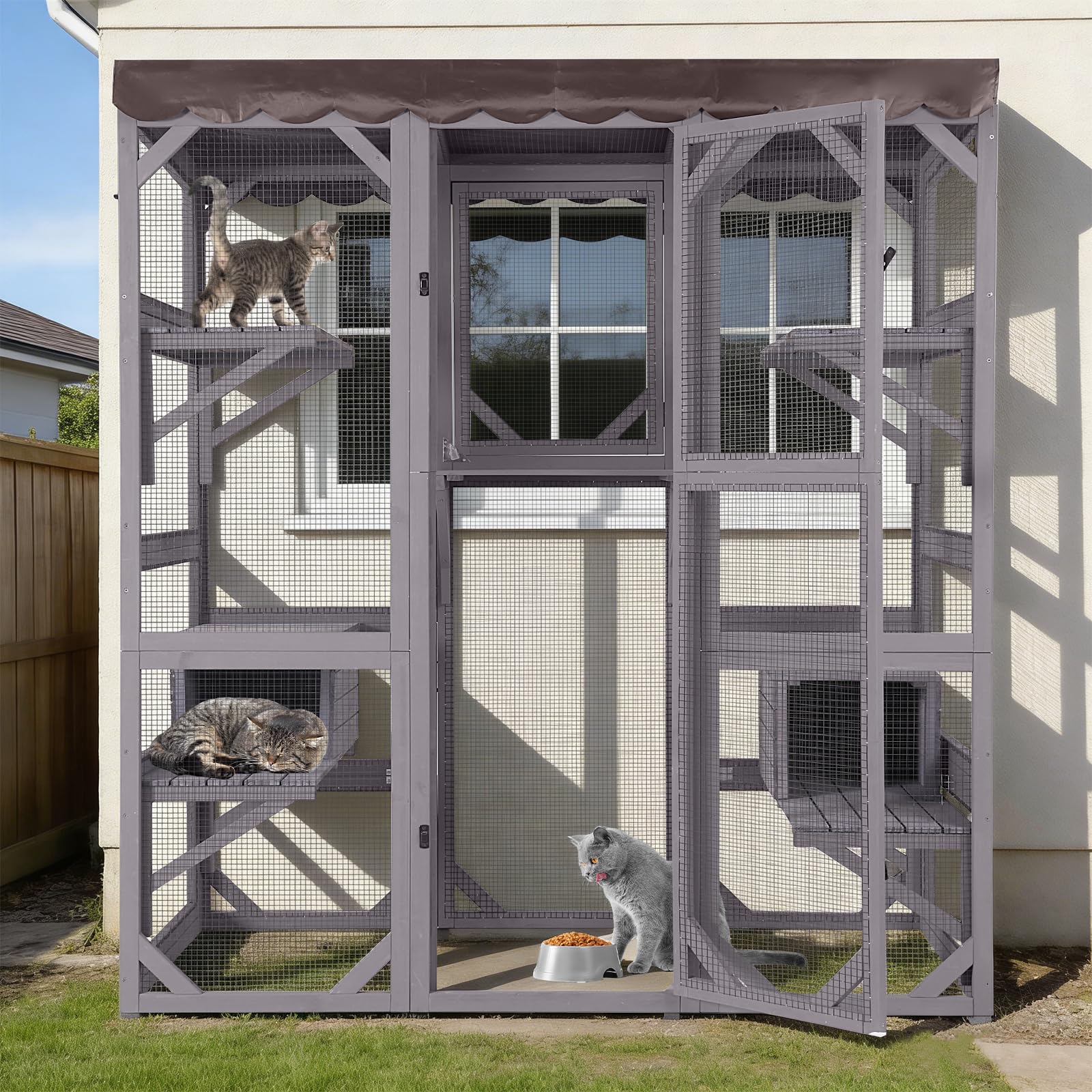 Aivituvin Large Walk-In Cat Enclosure