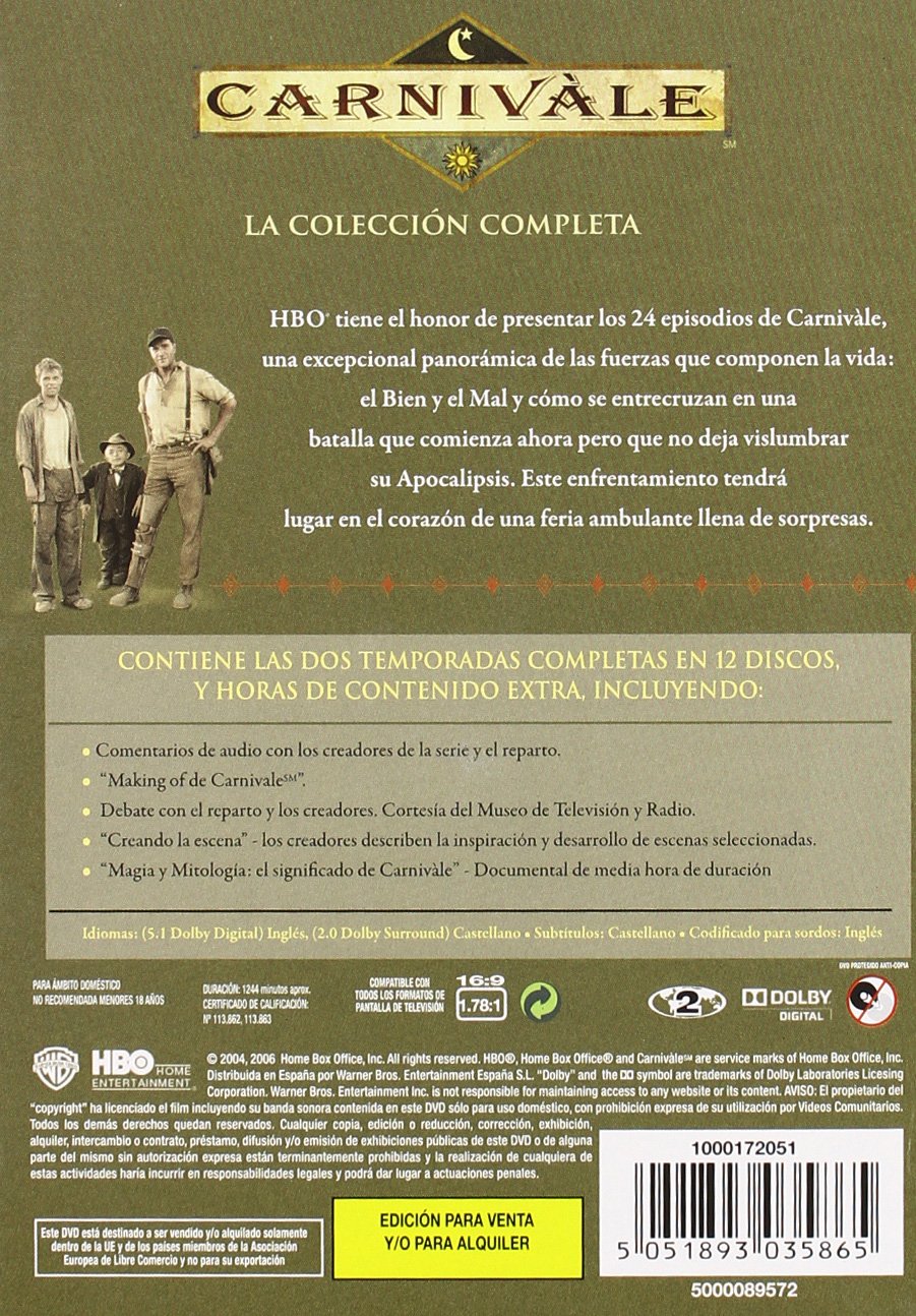 Carnivale Temporada 1-2 [DVD]