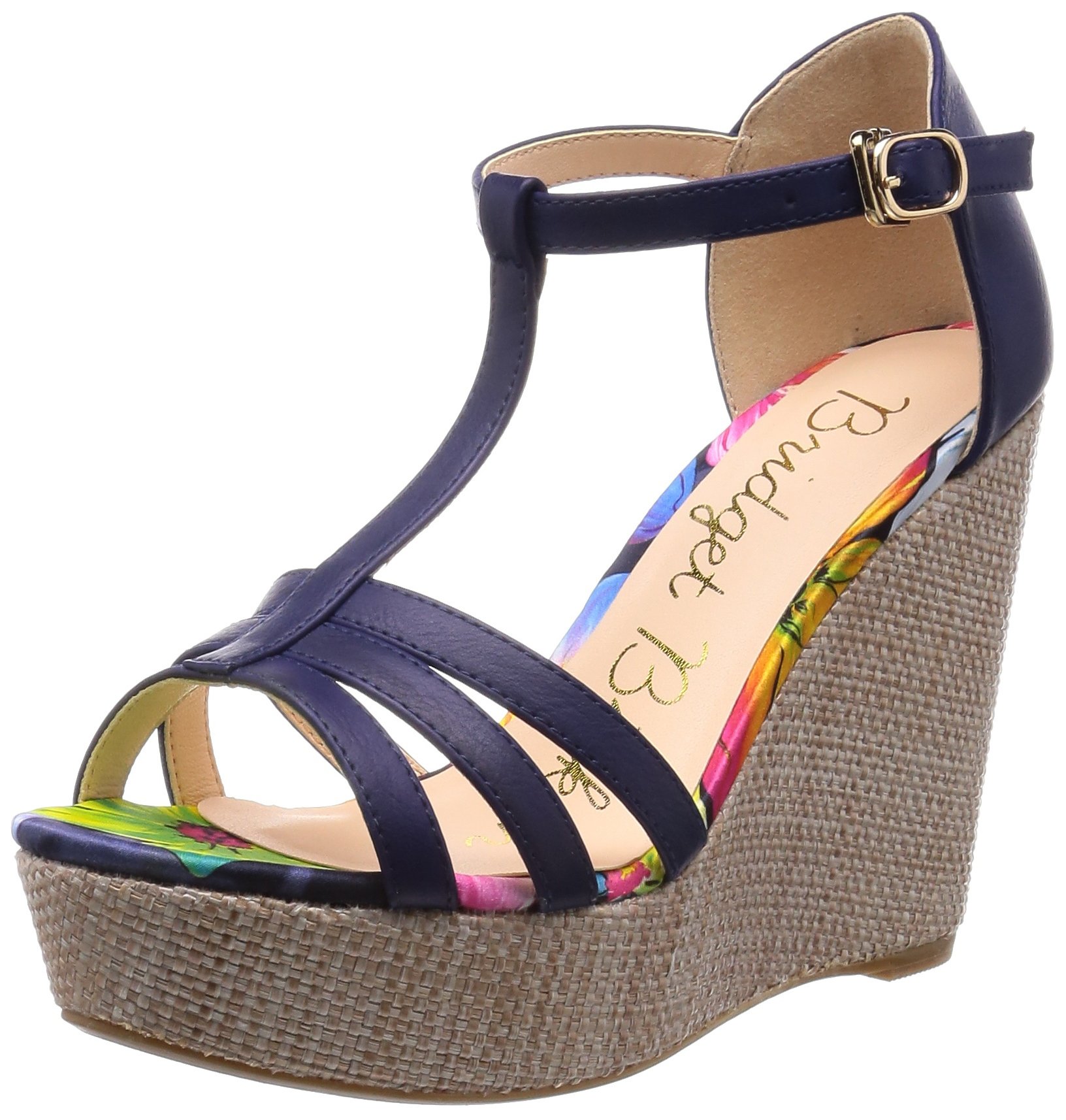 [burizittoba-kin] Bridget Birkin 3 Piece Belt T sutorappuuxezzisandaru - blue -