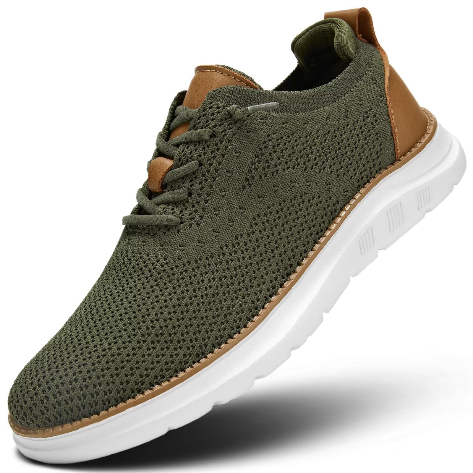 Men's Mesh Sneakers Oxfords Lace-Up Lightweight Casual Walking Shoes Driving Shoes
