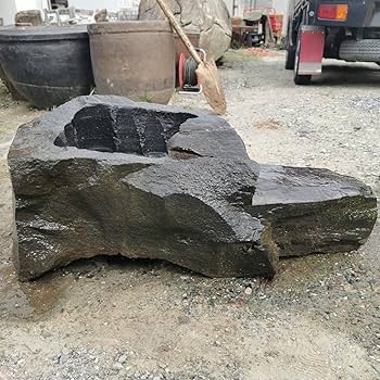 浅間溶岩石　426キロ　庭石　石　石材 庭　坪庭　ガーデニング　置物　オブジェ Amazon.co.jp: 浅間溶岩石166キロ庭石鑑賞石石盆石水石灯籠庭坪