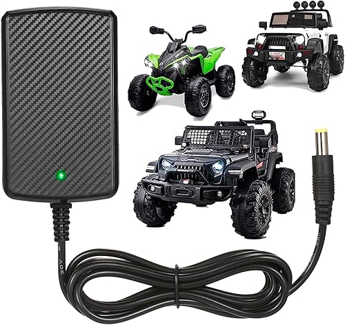 Cargador de 24 V para niños, juguetes de coche de paseo de 24 voltios, cargador de batería Wrangler SUV Kid Trax Dynacraft Toy Car Jeep ATV Quad