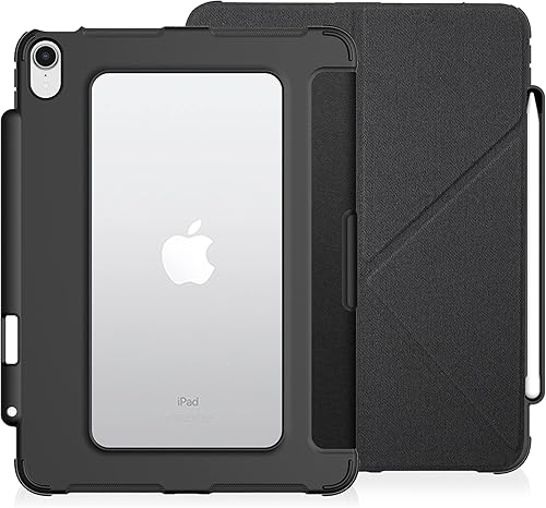 KHOMO Funda híbrida delgada para iPad Air de 5 generación (2022)  iPad Air de 4 generación (2020) de 10.9 pulgadas  Soporte para lápices integrado