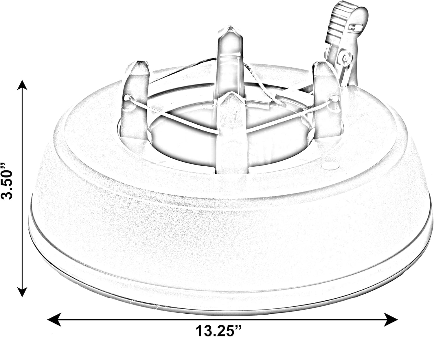 Gardenised Automatic Plastic Green Foot Pedal Christmas Tree Stand