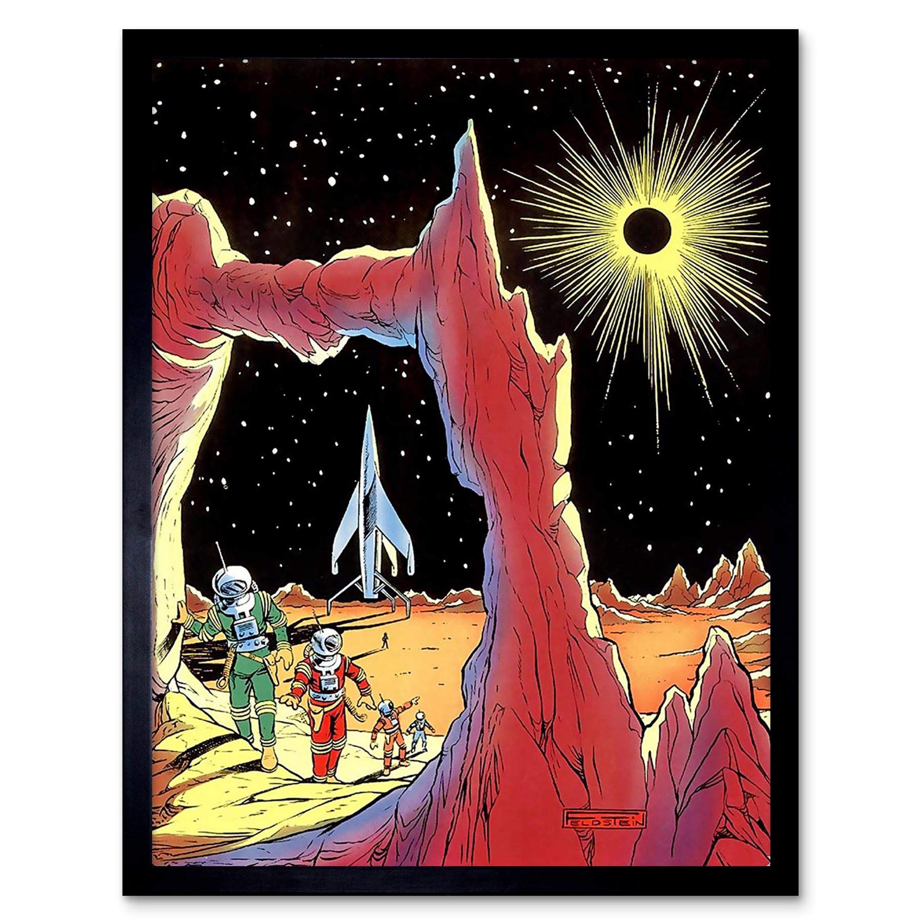 Artery8 Framed Art Print - W12" x H16"