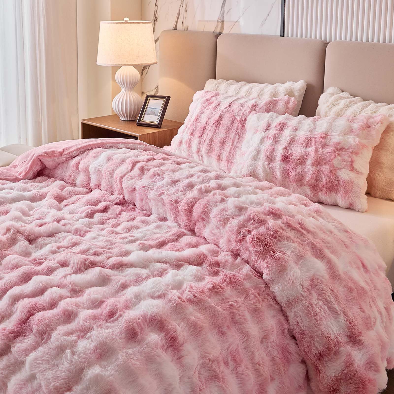 UOZZI BEDDING Feinbiber Schmusetuch Set FLBZ01-T