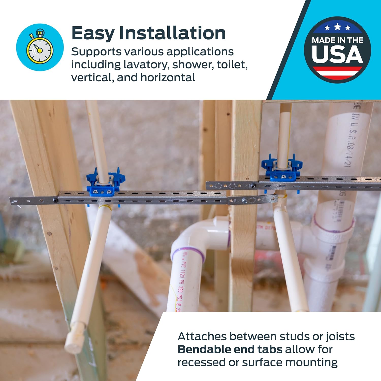 HoldRite 10 Inch to 18 Inch Galvanized Telescoping Stout Bracket, Pack of 50, SB1