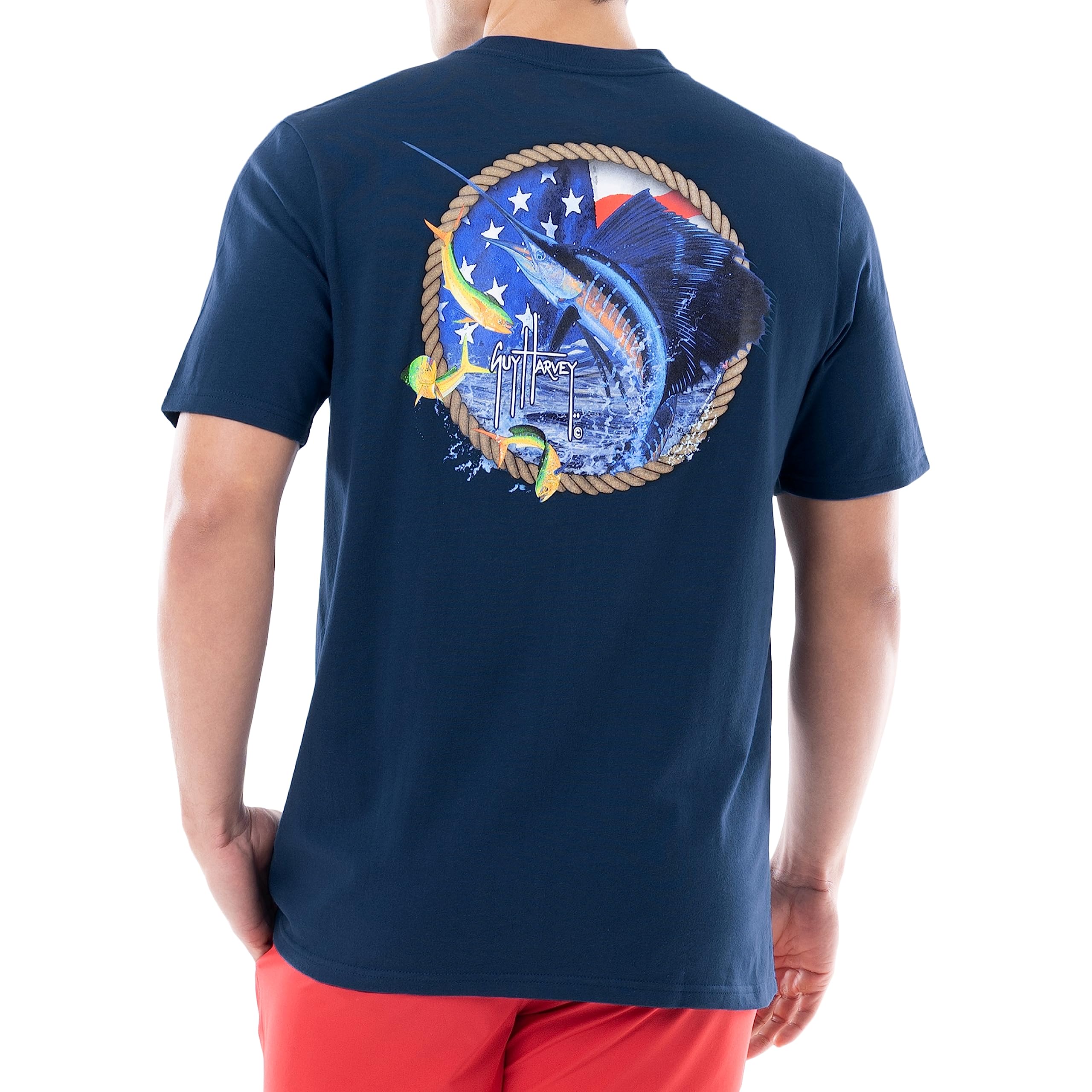 Guy HarveyMen’s Billfish Collection Short Sleeve T-Shirt