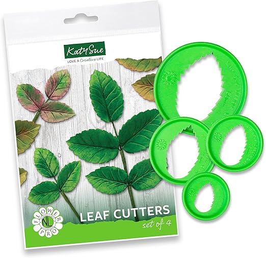 Flower Pro Cake Decorators' Leaf Cutters Set of 4 (by Katy Sue) Amazon.co.uk Home & Kitchen