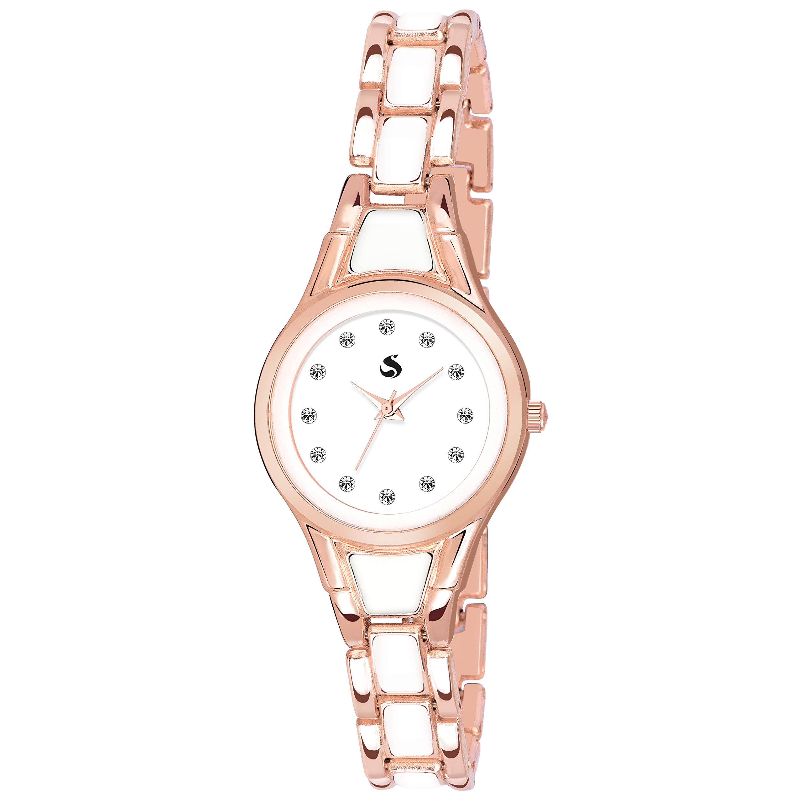 The Shopoholic Analogue Luxury White Dial Watch for Girls(S-354) (B07VNXXVPH) Amazon Price History, Amazon Price Tracker