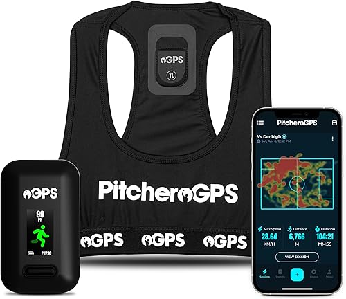 Miniatura 12 de Rastreador de fútbol GPS Pitchero & Chaleco - Registra 18 métricas clave de rendimiento - Incluye suscripción de 30 días. Equipo de entrenamiento de