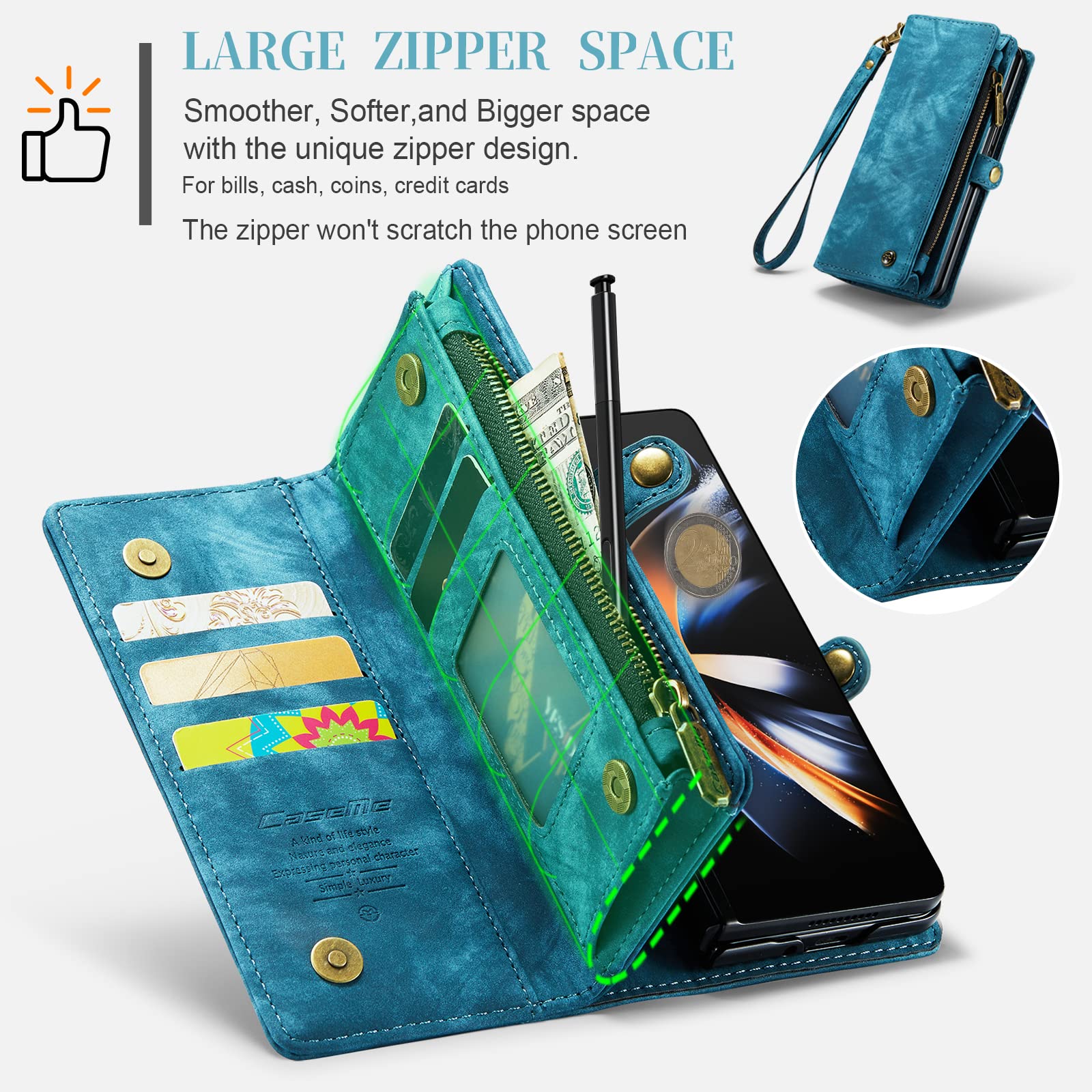 Amazon.co.jp: For Galaxy Z Fold 4 5Gケース手帳型日本版 SC