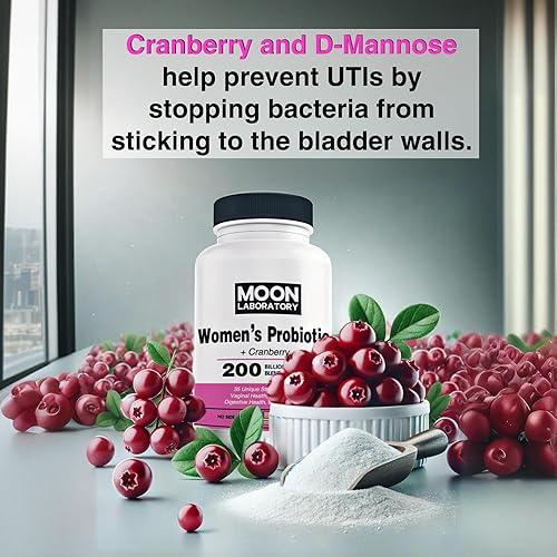 Miniatura 5 de Probiótico y prebiótico para mujeres, 200 mil millones de UFC, 35 cepas y fibras únicas. Equilibrio de pH, salud vaginal, tratamiento de infecciones