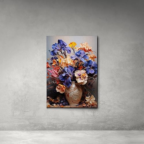 Miniatura 6 de Provence Blooms, Acrylic Iris Prints, Captivating Canvas Wall Art Celebrating the Beauty of Flowers, Canvas, Home Decor