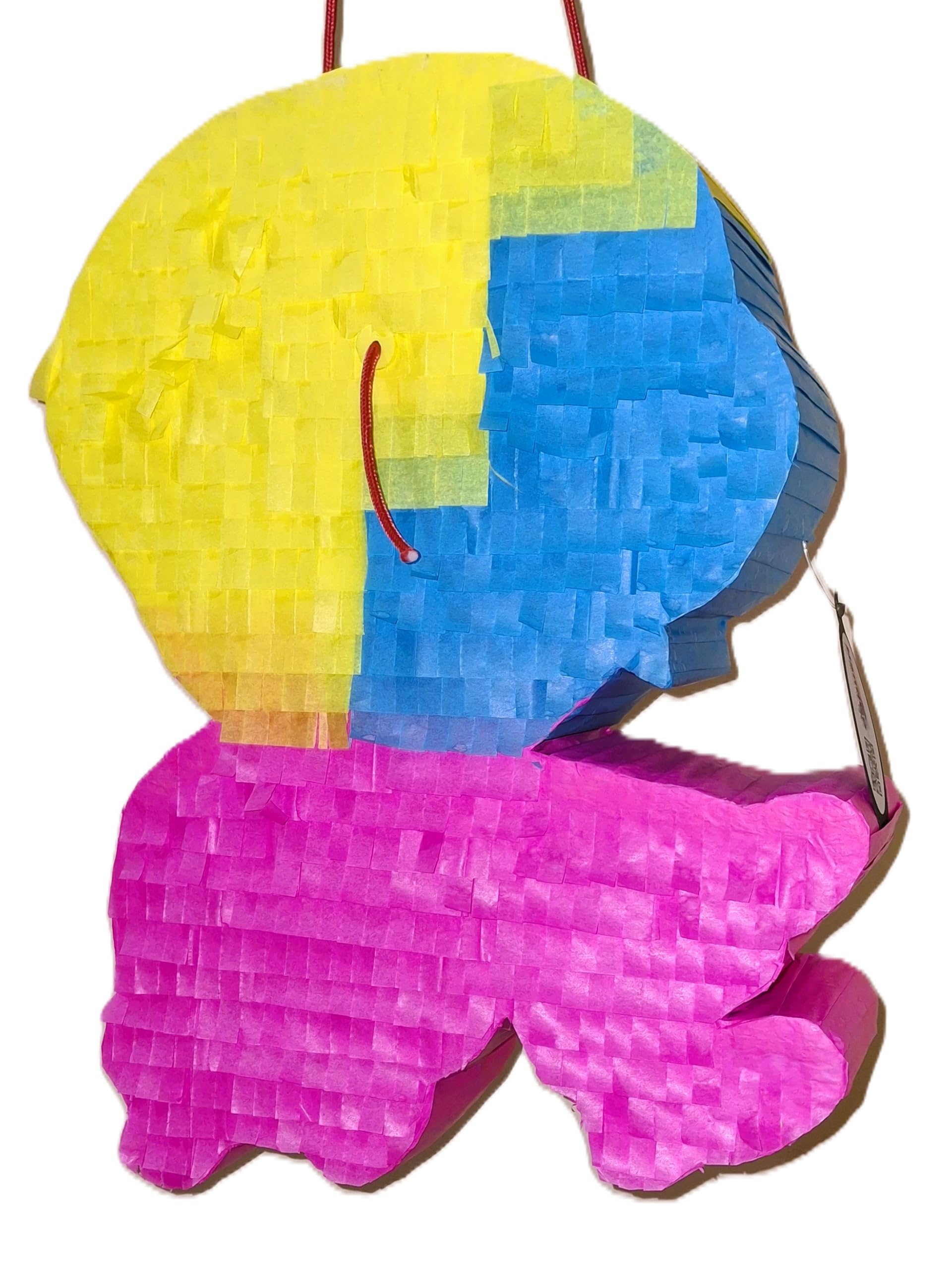 Piñata cumpleaños infantil hecha a mano (Grande 60x45x10 Centímetros)