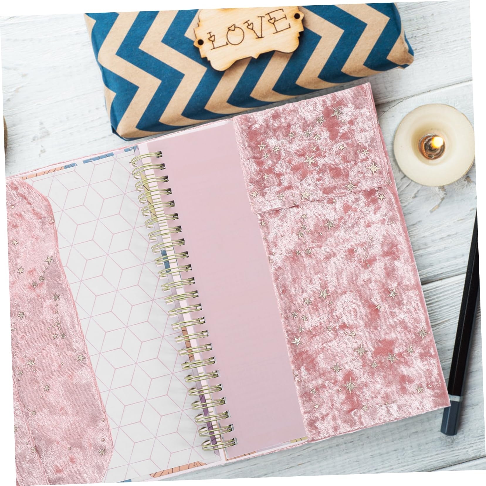 SHINEOFI 3 Pz Copertina Protettiva Del Libro Accessori Scrapbooking Film Libro Protettore Copertine Di Libri Estensibili Leggero Tascabili Forniture Di Riviste Spazzatura Fine Stoffa Rosa