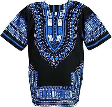 CHAINUPON African Dashiki Cotton Shirt 