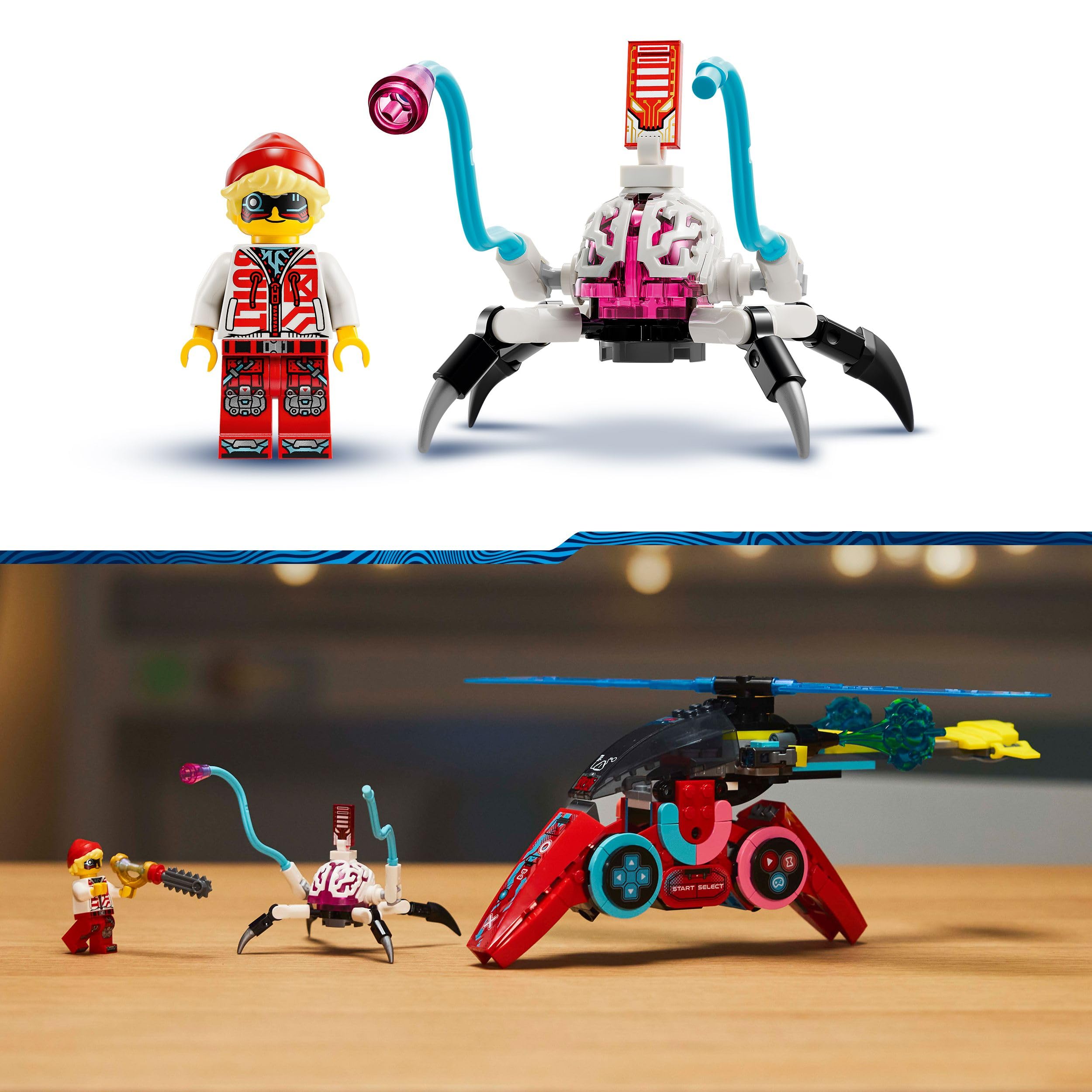 LEGO DREAMZzz 2in1 Cooper’s Gaming Controller Jet Plane to Helicopter Set - Image 4