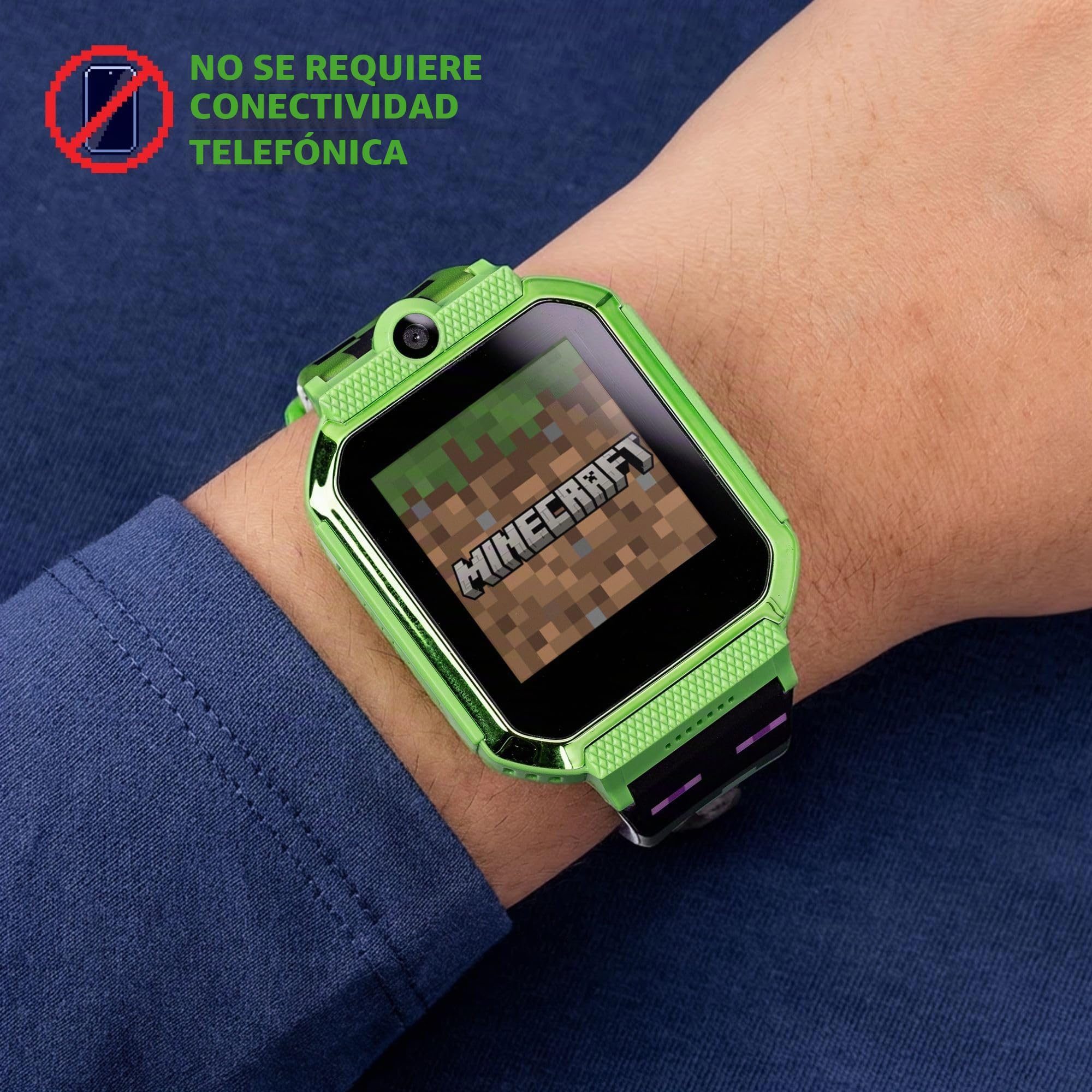 Accutime Minecraft - Reloj digital interactivo para niños