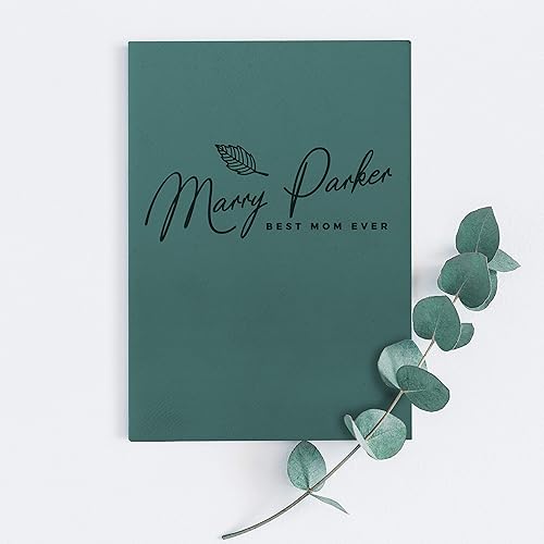 Miniatura 6 de Diario de cuero personalizado, borgoña, páginas rayadas, cuaderno para mujeres, hombres, viajeros, diarios personalizados para escribir para