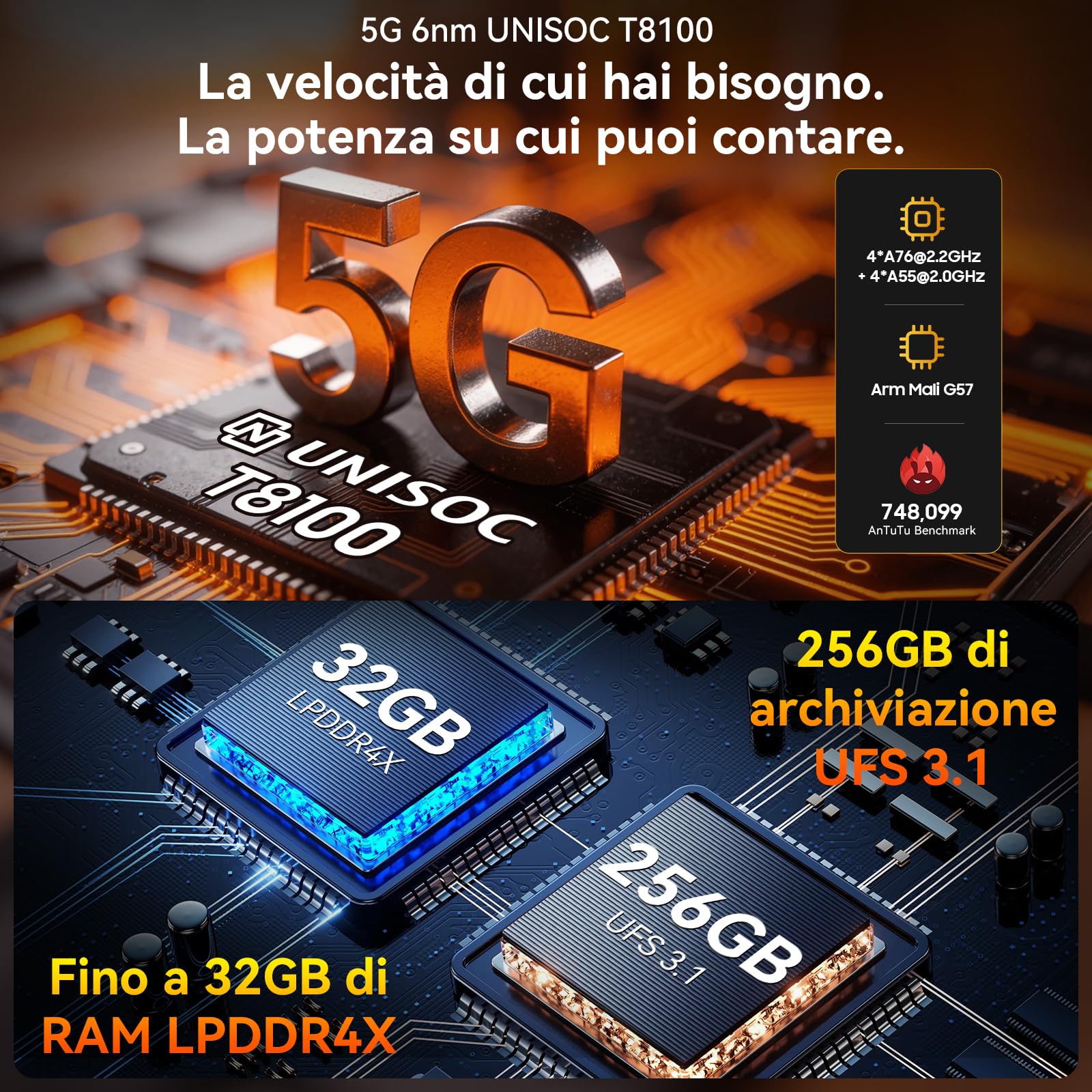 Blackview ROCK 2 Pro Rugged Smartphone, Android 16 Smartphone Rugged 5G 32GB+256GB, 6.67" HD+ Display 120Hz 15000mAh IP69K Telefono Rugged, 16MP AI Kamera, NFC/OTG/GPS/Gemini AI/Glove Mode 2.0