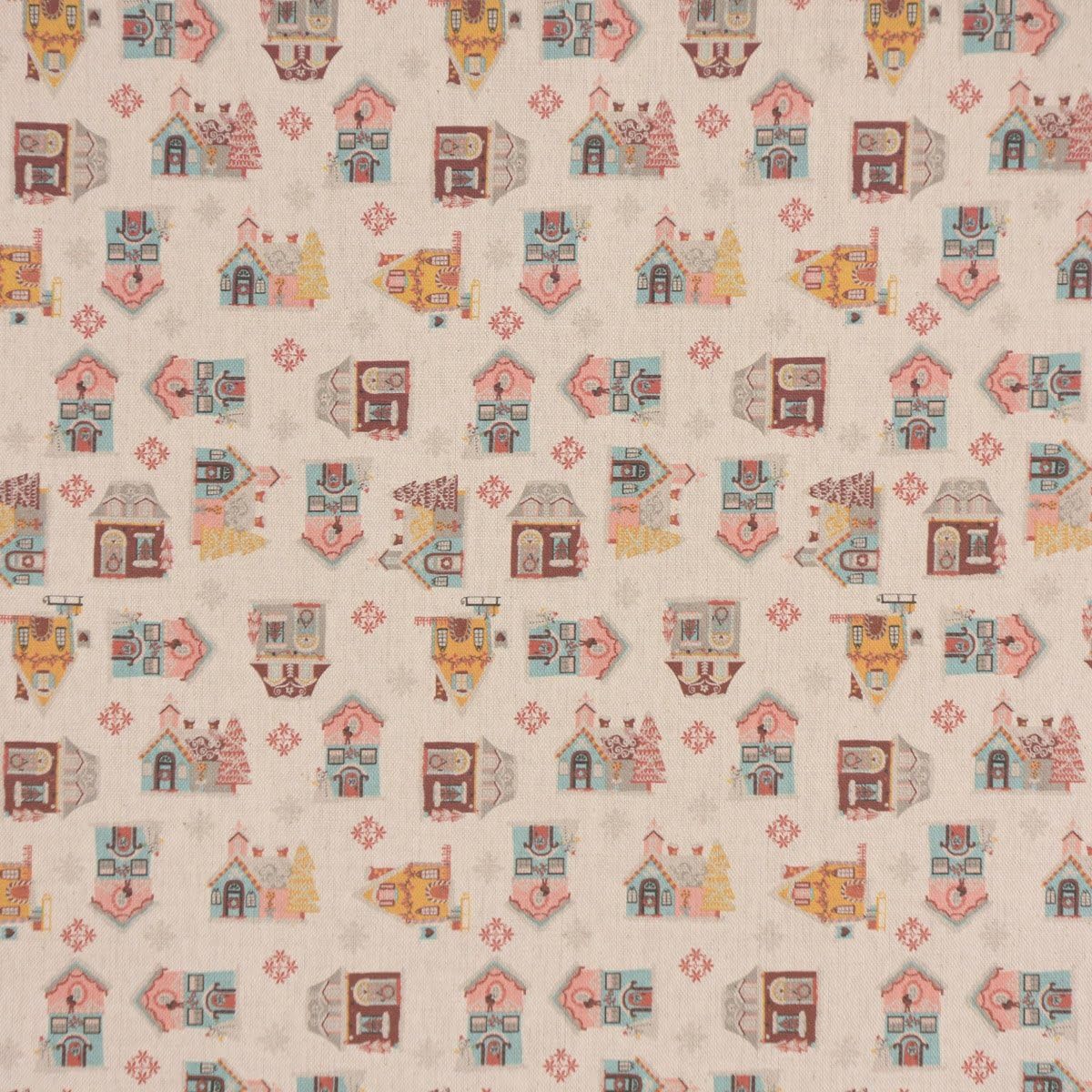 Belle vie. Housse de coussin de Noël Maison Naturel Rose Bleu Rouge Jaune Différentes tailles Housse de coussin Taille : 60 x 80 cm (H x L)