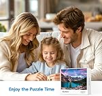 Jigsaw Puzzles 1000 Piece for Adults, Moraine Lake in Banff National Park Canada Puzzles, Yoho National Park,Rocky Mountains Jigsaw Puzzles for Adults 1000 Pieces and up, for Mon and Friends Gift