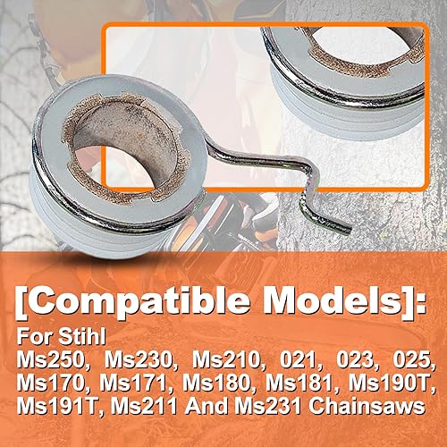Miniatura 4 de Mtanlo Engranaje sin fin de bomba de aceite para motosierras Stihl Ms250, Ms230, Ms210, 021, 023, 025, Ms170, Ms171, Ms181, Ms190T, Ms191T, Ms211 y