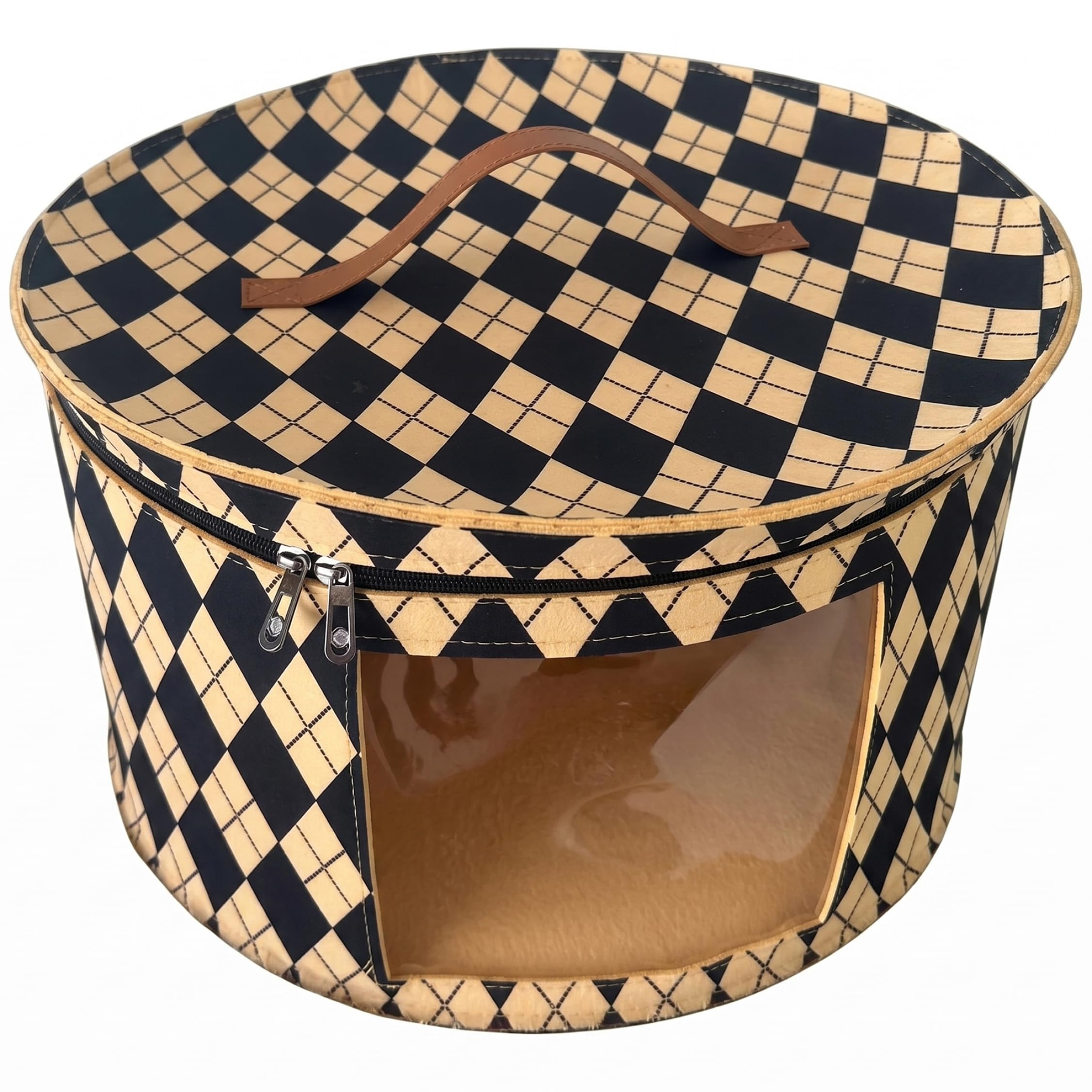 Boîte de rangement pour chapeaux pliable contre la poussière et l'écrasement