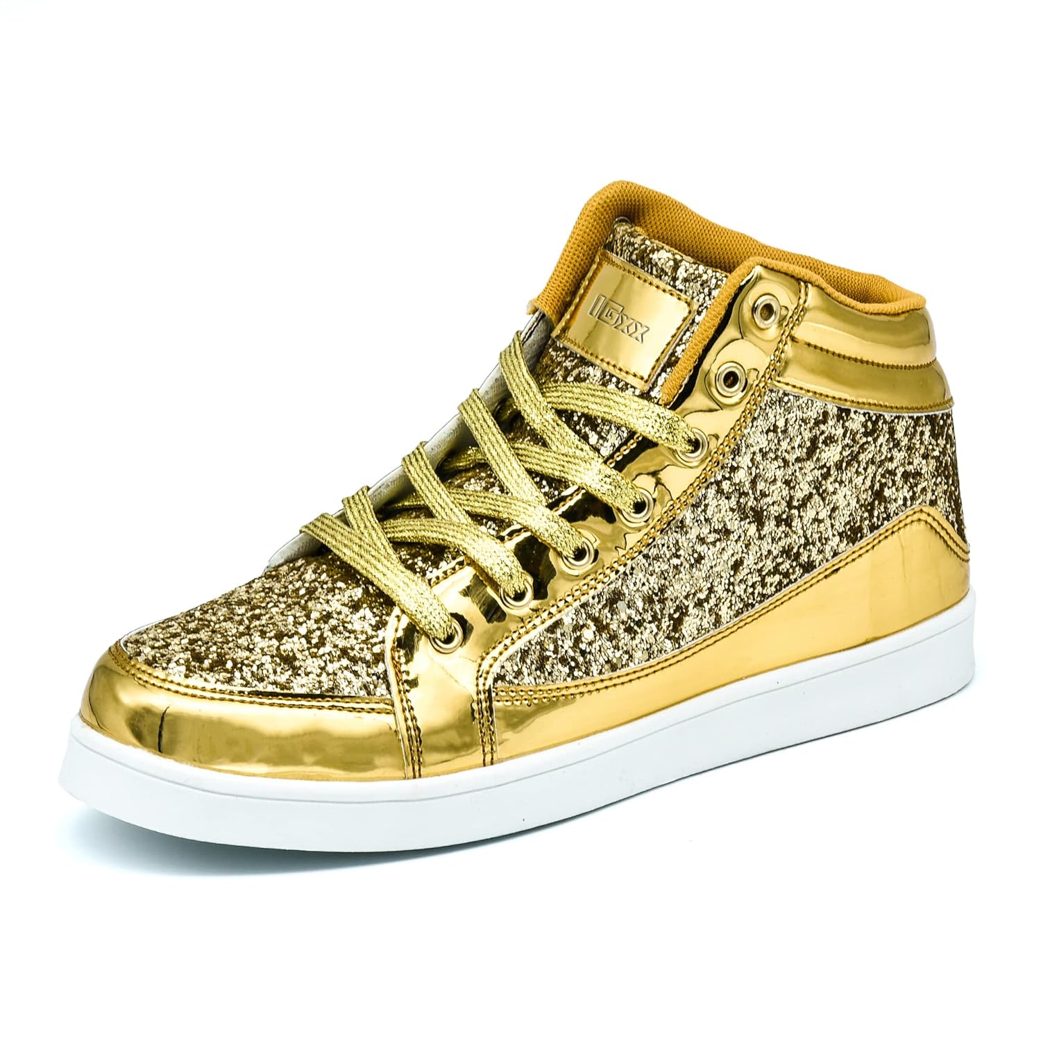 gold sneakers mens