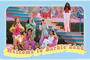 Trends International Mattel Barbie The Movie 2023 Barbie Land Poster