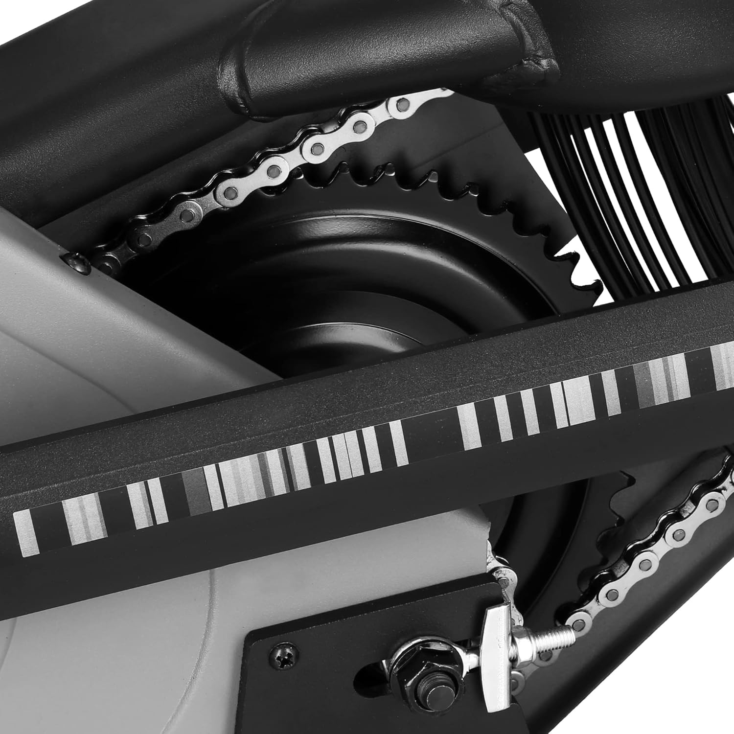 Spokey VECTOR Air Exercise Bike chain drive mechanism