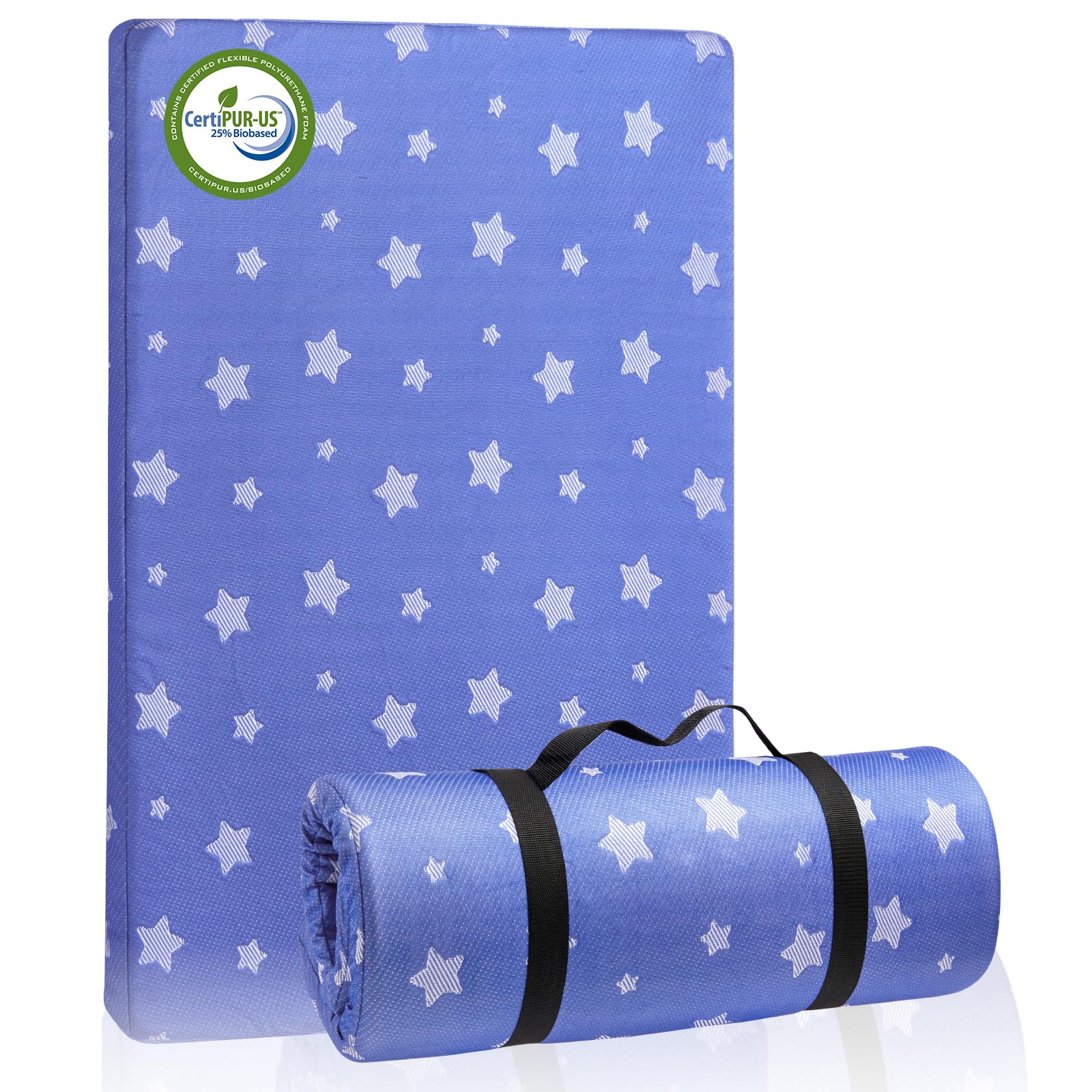 Lilian&Gema Pack and Play Mattress 38"x26"X1.5", Portable Mattress for Playpen, Pack N Play Mattress Topper, Soft Breathable and Waterproof Washable