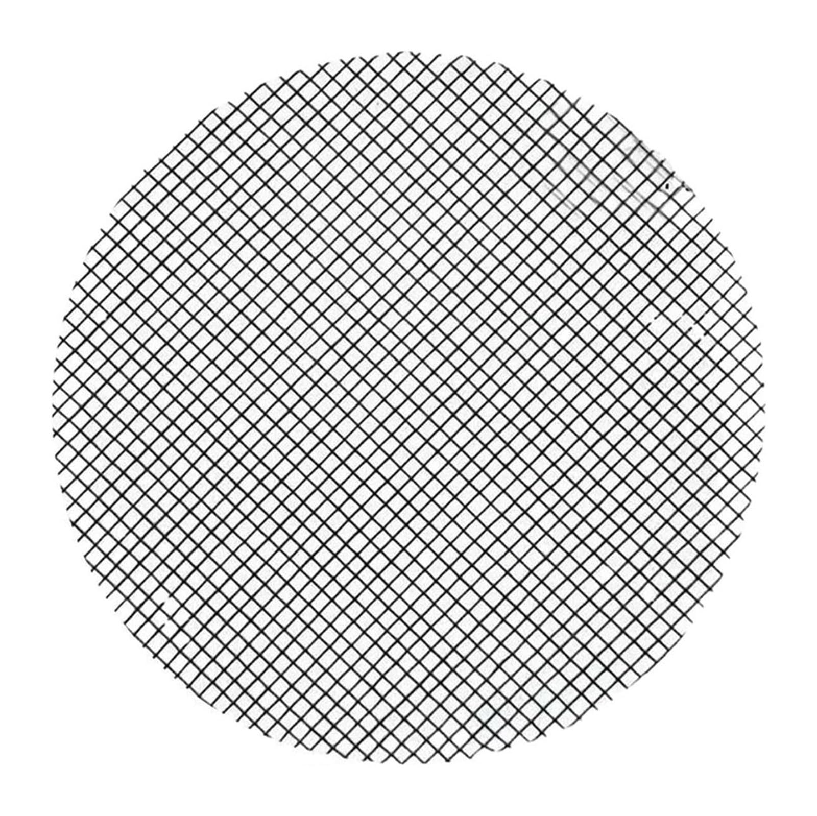 QCKNKMGG Gardening Flower Pot Hole Mesh Mat, Soil Cover Drainage Grid or 50 Pcs Black Multiple Sizes for Succulent Bonsai(10x10cm)